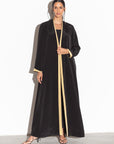 Luxury Gold Trim Abaya