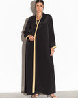 Luxury Gold Trim Abaya