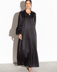 Black Abaya with Accent Sleeves