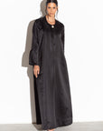 Black Abaya with Accent Sleeves