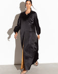 Black Abaya with Accent Sleeves