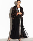 Black and Copper Abaya