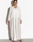 Ivory Loose Abaya