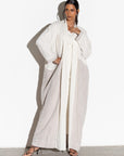 Ivory Loose Abaya