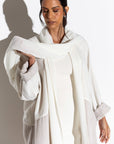 Ivory Loose Abaya