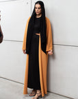 Flow Abaya in Tangerine