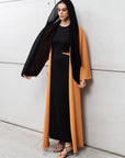 Flow Abaya in Tangerine