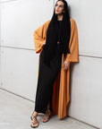 Flow Abaya in Tangerine