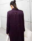 Suit Polished Abaya in Purple