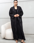 Lux Flow Abaya in Black