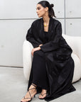 Lux Flow Abaya in Black