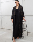 Black and Gold Abaya