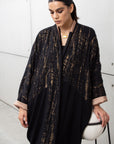 Black and Gold Abaya