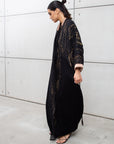 Black and Gold Abaya