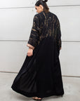 Black and Gold Abaya